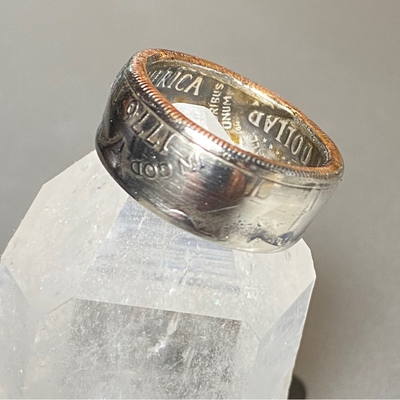 Bicentennial Half Dollar Coin Ring - Picture 7 of 10